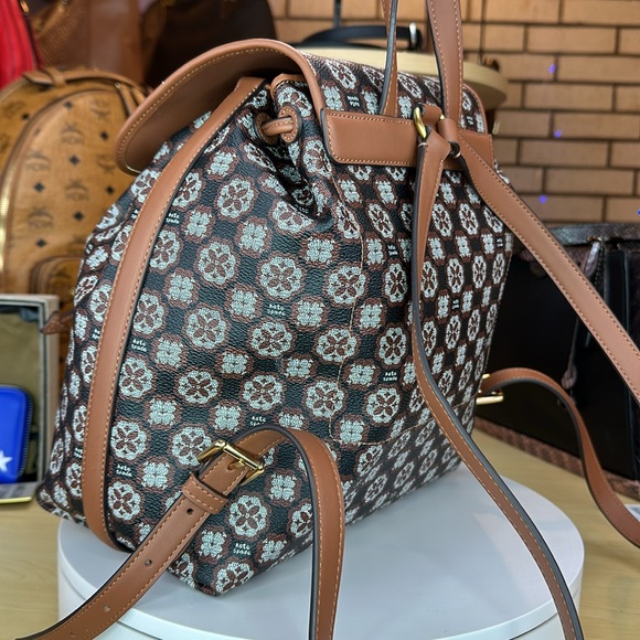 KATE SPADE - Spade Flower Monogram Mia Flap Backpack - NQ207 - Picture 5 of 16